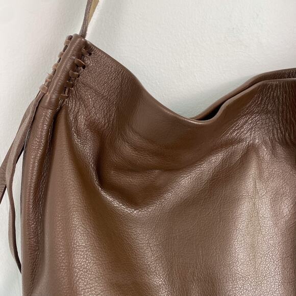 NWT Callen Cordero Stella Rolex Shoulder Bag Brown Premium w/ Brass Art - Picture 3 of 9